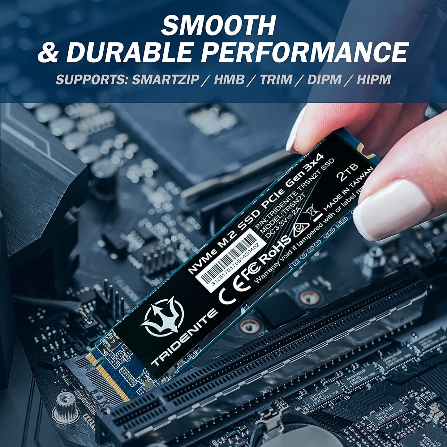 2TB NVMe M.2 2280 PCIe Gen 3x4 Internal Solid State Drive (SSD)